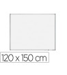 PIZARRA BLANCA ROCADA LACADA MAGNETICA MARCO ALUMINIO CON CANTONERAS 120X150 CM