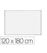 PIZARRA BLANCA ROCADA LACADA MAGNETICA MARCO ALUMINIO CON CANTONERAS 120X180 CM