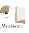 PIZARRA BLANCA ROCADA SKINWHITEBOARD PRO SERIE NATURAS CON TRIPODE DOBLE CARA MELAMINA 100X150 CM
