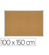 PIZARRA CORCHO ROCADA MARCO ALUMINIO CON CANTONERAS 100X150 CM
