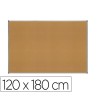 PIZARRA CORCHO ROCADA MARCO ALUMINIO CON CANTONERAS 120X180 CM