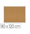 PIZARRA CORCHO ROCADA MARCO ALUMINIO CON CANTONERAS 90X120 CM