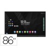 PANTALLA INTERACTIVA ROCADA CRISTAL TEMPLADO 86" MULTITACTIL WIFI CON ALTAVOCES USB THUNDERBOLT