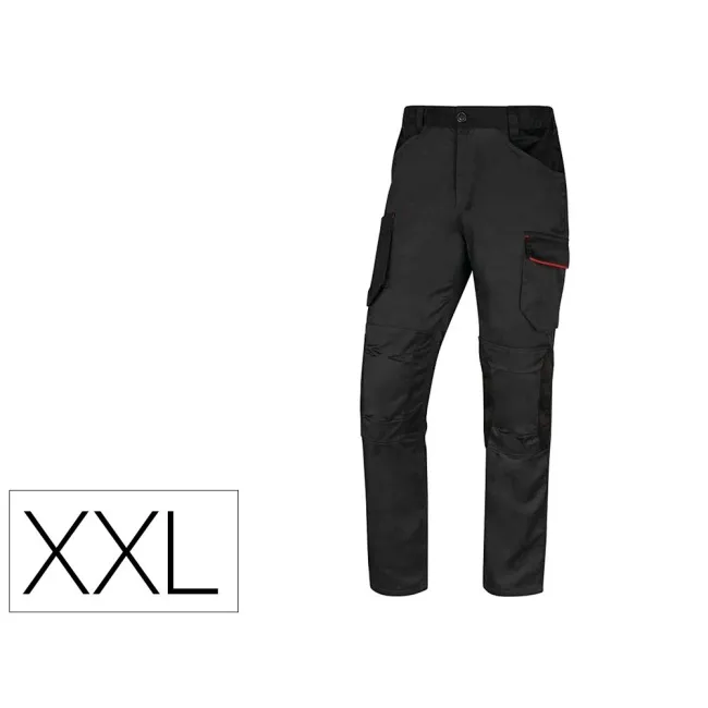 PANTALON DE TRABAJO DELTAPLUS CON CINTURA ELASTICA 7 BOLSILLOS COLO...