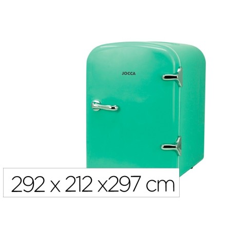 NEVERA PORTATIL JOCCA CON ASA CAPACIDAD 4L TURQUESA 292X212X297 MM