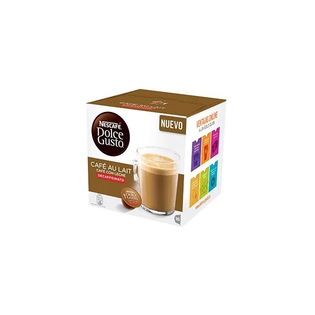 CAFE DOLCE GUSTO CAFE CON LECHE DESCAFEINADO MONODOSIS CAJA DE 16 UNIDADES