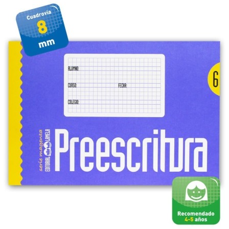 Cuadernillo de preescritura Lamela nº 6