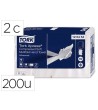 TOALLA DE PAPEL ENGARZADA 2 CAPAS TORK 21X33 CM PAQUETE DE 136 UNIDADES PARA DISPENSADOR H2