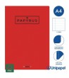 LIBRETAS GRAPA TAPA GOFRADA UNIPAPYRUS13 - A4 - 48H - CUADRICULA 4X4 - 90G - COLORES SURTIDOS