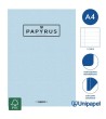 LIBRETAS GRAPA TAPA GOFRADA UNIPAPYRUS13 - A4 - 48H - CUADRICULA 4X4 - 90G - COLORES SURTIDOS