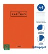 LIBRETAS GRAPA TAPA GOFRADA UNIPAPYRUS13 - A4 - 48H - CUADRICULA 4X4 - 90G - COLORES SURTIDOS