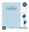 LIBRETAS GRAPA TAPA GOFRADA UNIPAPYRUS13 - A4 - 48H - CUADRICULA 4X4 - 90G - COLORES SURTIDOS