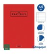 LIBRETAS GRAPA TAPA GOFRADA UNIPAPYRUS13 - A5+ - 48H - PAUTA 3,5MM - 90G - COLORES SURTIDOS