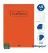 LIBRETAS GRAPA TAPA GOFRADA UNIPAPYRUS13 - A5+ - 48H - CUADRÍCULA 4X4 - 90G - COLORES SURTIDOS