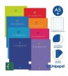 LIBRETAS GRAPA TAPA BLANDA GUERRERO - A5+ - 48H - CUADRÍCULA 4X4 - ...