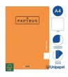 LIBRETAS GRAPA TAPA POLIPROPILENO PAPYRUS - A4 - 48H - LISO - 90G - COLORES SURTIDOS