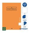 LIBRETAS GRAPA TAPA POLIPROPILENO PAPYRUS - A5+ - 48H - LISO - 90G - COLORES SURTIDOS