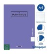 LIBRETAS GRAPA TAPA POLIPROPILENO PAPYRUS - A4 - 48H - CUADRÍCULA 5X5 - 90G - COLORES SURTIDOS