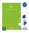 LIBRETAS GRAPA TAPA POLIPROPILENO GUERRERO - A4 - 48H - LISO - 90G - COLORES SURTIDOS