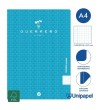 LIBRETAS GRAPA TAPA POLIPROPILENO GUERRERO - A4 - 48H - CUADRÍCULA 5X5 - 90G - COLORES SURTIDOS
