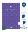 LIBRETAS GRAPA TAPA POLIPROPILENO GUERRERO - A5+ - 48H - CUADRÍCULA 4X4 - 90G - COLORES SURTIDOS