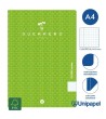 LIBRETAS GRAPA TAPA POLIPROPILENO GUERRERO - A5+ - 48H - CUADRÍCULA 4X4 - 90G - COLORES SURTIDOS