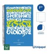 CUADERNO ESPIRAL TAPA POLIPROPILENO GUERRERO 08 - UNICLASE - FOLIO ...