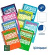 CUADERNO ESPIRAL TAPA POLIPROPILENO GUERRERO 08 - UNICLASE - CUARTO - 1 LINEA - 90G - 1 LINEA COLORES SURTIDOS