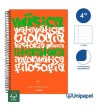 CUADERNO ESPIRAL TAPA POLIPROPILENO GUERRERO 08 - UNICLASE - CUARTO - 1 LINEA - 90G - 1 LINEA COLORES SURTIDOS
