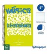 CUADERNO ESPIRAL TAPA POLIPROPILENO GUERRERO 08 - UNICLASE -  CUARTO 80H - CUADRÍCULA 4X4 - 90G -  COLORES SURTIDOS