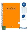 CUADERNO ESPIRAL  TAPA  BLANDA   PAPYRUS01-UNICLASIC - FOLIO - 80H - MILIMETRADO - 90G - COLORES SURTIDOS