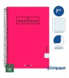 CUADERNO ESPIRAL  TAPA  BLANDA   PAPYRUS01-UNICLASIC - FOLIO - 80H - MILIMETRADO - 90G - COLORES SURTIDOS