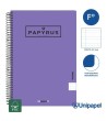 CUADERNO ESPIRAL  TAPA  BLANDA   PAPYRUS01-UNICLASIC - FOLIO - 80H - PAUTA 3