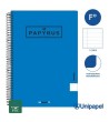 CUADERNO ESPIRAL  TAPA  BLANDA   PAPYRUS01-UNICLASIC - FOLIO - 80H - 1 LINEA - 90G - COLORES SURTIDOS