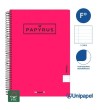 CUADERNO ESPIRAL  TAPA  BLANDA   PAPYRUS01-UNICLASIC - FOLIO - 80H - 1 LINEA - 90G - COLORES SURTIDOS