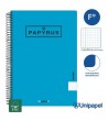 CUADERNO ESPIRAL  TAPA  BLANDA   PAPYRUS01-UNICLASIC - FOLIO - 80H - 4X4 - 90G - COLORES SURTIDOS