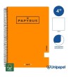 CUADERNO ESPIRAL  TAPA  BLANDA   PAPYRUS01-UNICLASIC - CUARTO - 80H - LISO - 90G - COLORES SURTIDOS