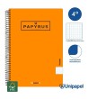 CUADERNO ESPIRAL  TAPA  BLANDA   PAPYRUS01-UNICLASIC - CUARTO - 80H - 4X4 - 90G - COLORES SURTIDOS
