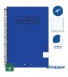 CUADERNO ESPIRAL  TAPA  BLANDA   PAPYRUS01-UNICLASIC - CUARTO - 80H - 4X4 - 90G - COLORES SURTIDOS