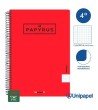 CUADERNO ESPIRAL  TAPA  BLANDA   PAPYRUS01-UNICLASIC - CUARTO - 80H - 4X4 - 90G - COLORES SURTIDOS