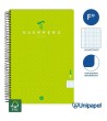 CUADERNO ESPIRAL  TAPA  BLANDA  GUERRERO01-UNICLASIC - FOLIO - 80H - MILIMETRADO - 90G - COLORES SURTIDOS