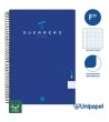 CUADERNO ESPIRAL  TAPA  BLANDA  GUERRERO01-UNICLASIC - FOLIO - 80H - MILIMETRADO - 90G - COLORES SURTIDOS