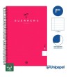 CUADERNO ESPIRAL  TAPA  BLANDA  GUERRERO01-UNICLASIC - FOLIO - 80H - 1 LINEA - 90G - COLORES SURTIDOS