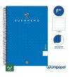 CUADERNO ESPIRAL  TAPA  BLANDA  GUERRERO01-UNICLASIC - FOLIO - 80H - 1 LINEA - 90G - COLORES SURTIDOS