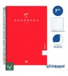 CUADERNO ESPIRAL  TAPA  BLANDA  GUERRERO01-UNICLASIC - FOLIO - 80H - 4X4 - 90G - COLORES SURTIDOS