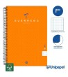 CUADERNO ESPIRAL  TAPA  BLANDA  GUERRERO01-UNICLASIC - FOLIO - 80H - 4X4 - 90G - COLORES SURTIDOS