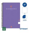 CUADERNO ESPIRAL  TAPA  BLANDA  GUERRERO01-UNICLASIC - CUARTO - 80H - LISO - 90G - COLORES SURTIDOS