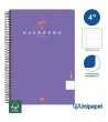 CUADERNO ESPIRAL  TAPA  BLANDA  GUERRERO01-UNICLASIC - CUARTO - 80H - PAUTA 3