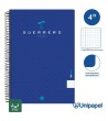 CUADERNO ESPIRAL  TAPA  BLANDA  GUERRERO01-UNICLASIC - CUARTO - 80H - 4X4 - 90G - COLORES SURTIDOS