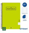 CUADERNO ESPIRAL  TAPA  POLIPROPILENO  PAPYRUS08-UNICLASIC - FOLIO - 80H - CUADRÍCULA 4MM - 90G - COLORES SURTIDOS